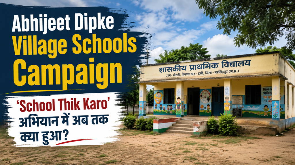 Abhijeet Dipke Village Schools Campaign और ‘School Thik Karo’ अभियान के संदर्भ में ग्रामीण सरकारी स्कूल